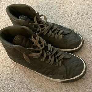 Nike olive green woven blazers